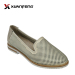 Factory Price Multicolor Fashion Women Casual Slip-on Flat Leather Shoes