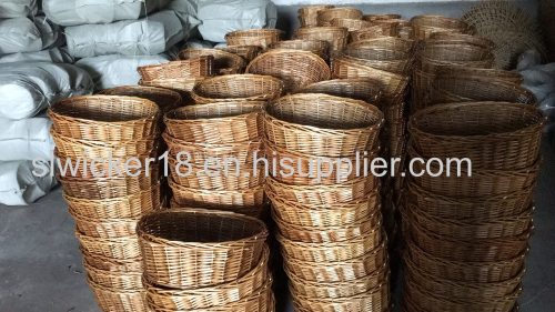 cheap wicker storage basket with handle manufacturer