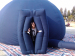 Portable inflatable mobile planetarium dome tent