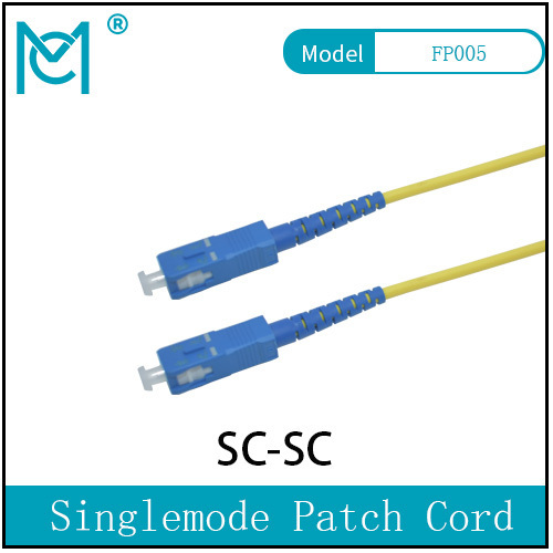 Fiber Optic Single Mode Patch Cord SC/SC