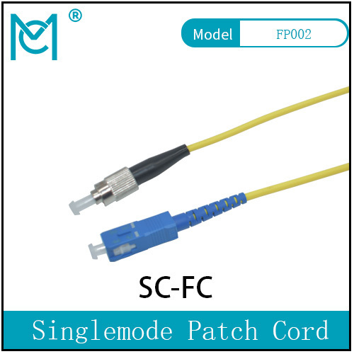 Fiber Optic Single Mode Patch Cord Duplex SC/FC