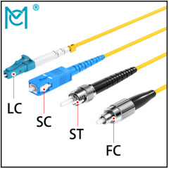 Fiber Optic Single Mode Patch Cord Duplex ST/FC