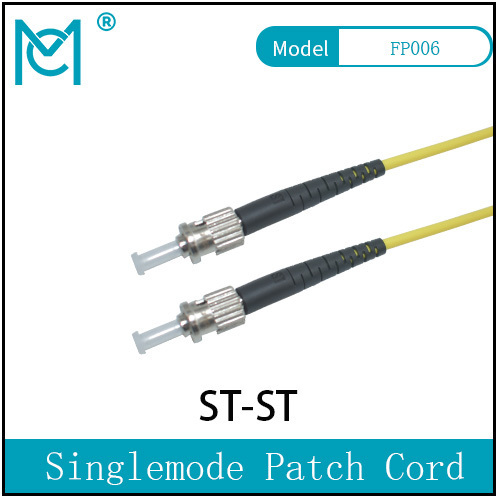 Fiber Optic Single Mode Patch Cord Duplex ST/ST