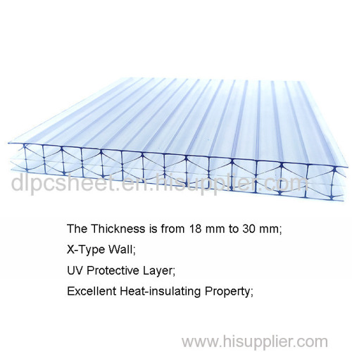 five wall polycarbonate sheet