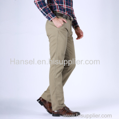 Mens Non-iron comfortable casual pants/Wash and wear mens trousers