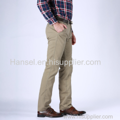 Mens Non-iron comfortable casual pants/Wash and wear mens trousers