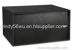 double 18 inch professional pa subwoofer loudspeaker system