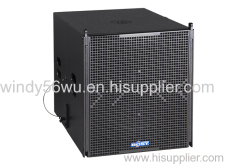 18 inch professional active line array loudspeaker system