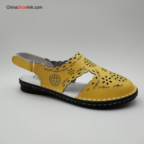 Wholesale Summer Women Girls Leather Flat Sandals