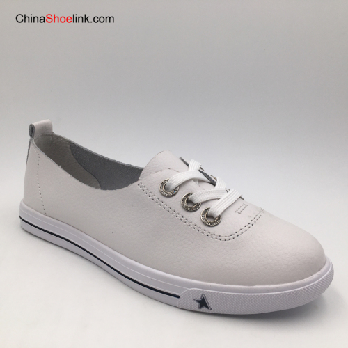 High Quality Handmade Comfortable Women Action Leather Casual Shoes