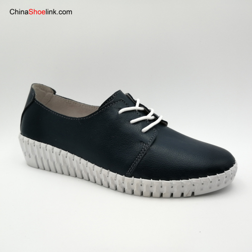 Women's Casual Shoes Genuine Leather Woman Female Flats Leisure Shoe