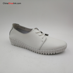 Women's Casual Shoes Genuine Leather Woman Female Flats Leisure Shoe