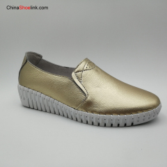 Women's Loafers Slip On Genuine Leather Woman Leisure Shoe