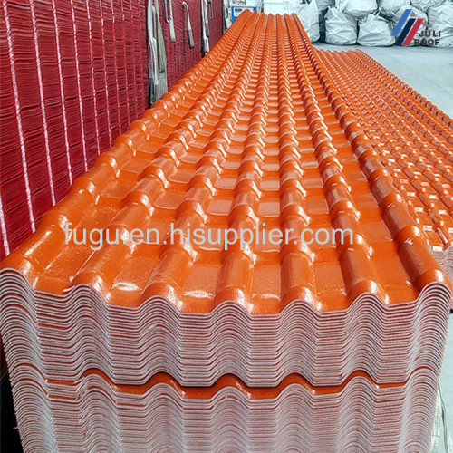 High Quality Colorful Technical Design ASA Synthetic Resin Terracotta Roof Tile