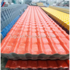 Factory Supply ASA Synthetic Spanish Resin Roof Tile