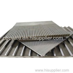 SS 304 Flat wedge wire johnson screen panel