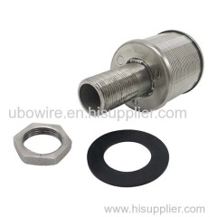 SS Wedge Wire Screen Sand Filter Nozzle for Water Treatment