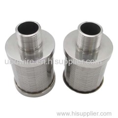 SS Wedge Wire Screen Filter Nozzle