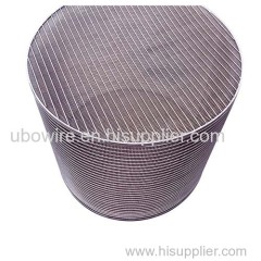 Wedge wrapped wire screen cylinder basket