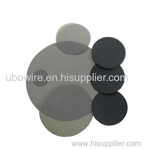 Copper powder sintered stainless steel filter disc