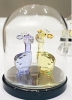 Lovely Crystal Giraffe Couple Ornament