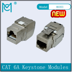 CAT 6A Keystone Jack Shielded Re-embedded 500 MHz with