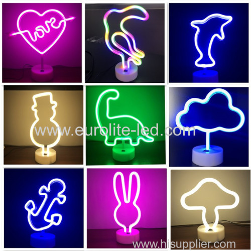 Led Neon moon Night Light Fevistal Holiday Decration Light