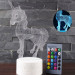 Led Acrylic Unicorn 3D Colours Sleep Kids Gift Room Decration Night Light