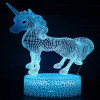 Led Acrylic Unicorn 3D Kids Gift Decration Night Light