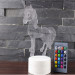 Led Acrylic Unicorn 3D Kids Gift Decration Night Light