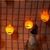 Led Plastic Solar Power Waterproof Pumpkin Hallowmas Night Light