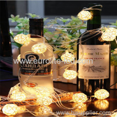 Led Solar Powered Waterproof Sepaktakraw Decoration String Night Light