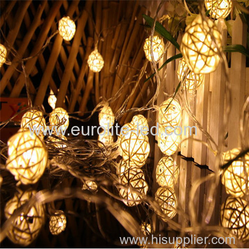 Led Solar Powered Waterproof Sepaktakraw Decoration String Night Light
