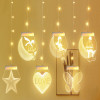 Led Acrylic 3D USB Romantic Pendant Decoration Icicle Light