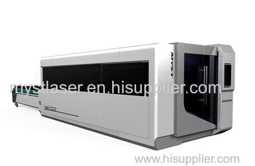Full Cover Fiber Laser Metal Cutting Machine With Exchange Table MTF3015G Fiber Laser Metal Cutting Machine