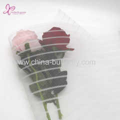 Striped Floral Mesh Flower Wrapping