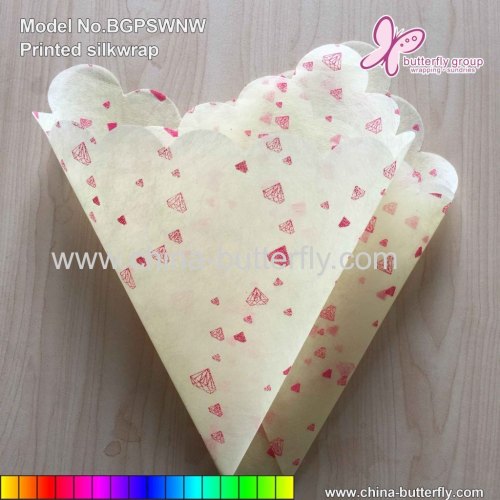 Printed Silkwrap Non-woven Flower Wrapping Paper