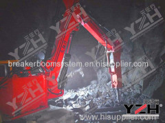 Pedestal Boom Rock Breaker System