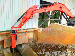 Stationary Hydraulic Rockbreaker Boom System