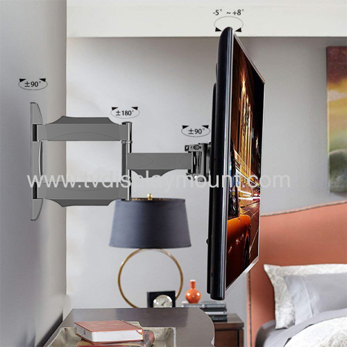 Articulating Full Motion Multi Position for 17-inch To 56-inch Tv Accessible Tilt Mechanism with 180° Swivel Functio