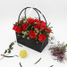 Dull Polish Platic Flower Bag