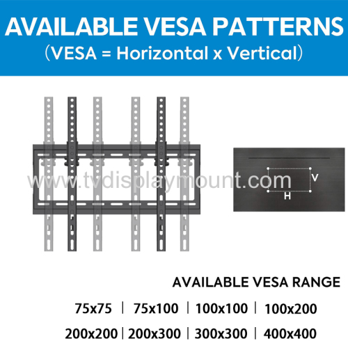 THIN LCD TV WALL BRACKET