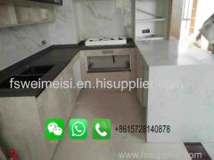 Foshan Weimeisi White Calacatta Quartz Slab for Kitchen Quartz Countertop