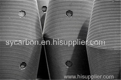 High bulk density graphite electrode nipple