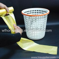 Hdpe/Ldpe Star-sealed Garbage Bag with Pp String
