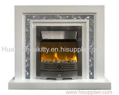 Glitz electric fireplace heater