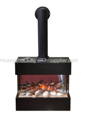 4" wall mounted electric fireplace