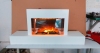 38&quot; wall mounted Electric Fireplace with wood mantel