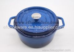 Round Enamel Cast Iron Casserole