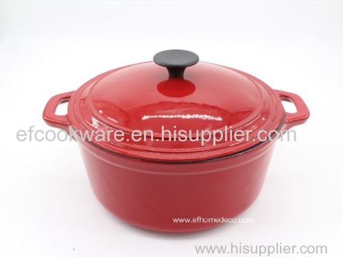 Enamel cast iron casserole